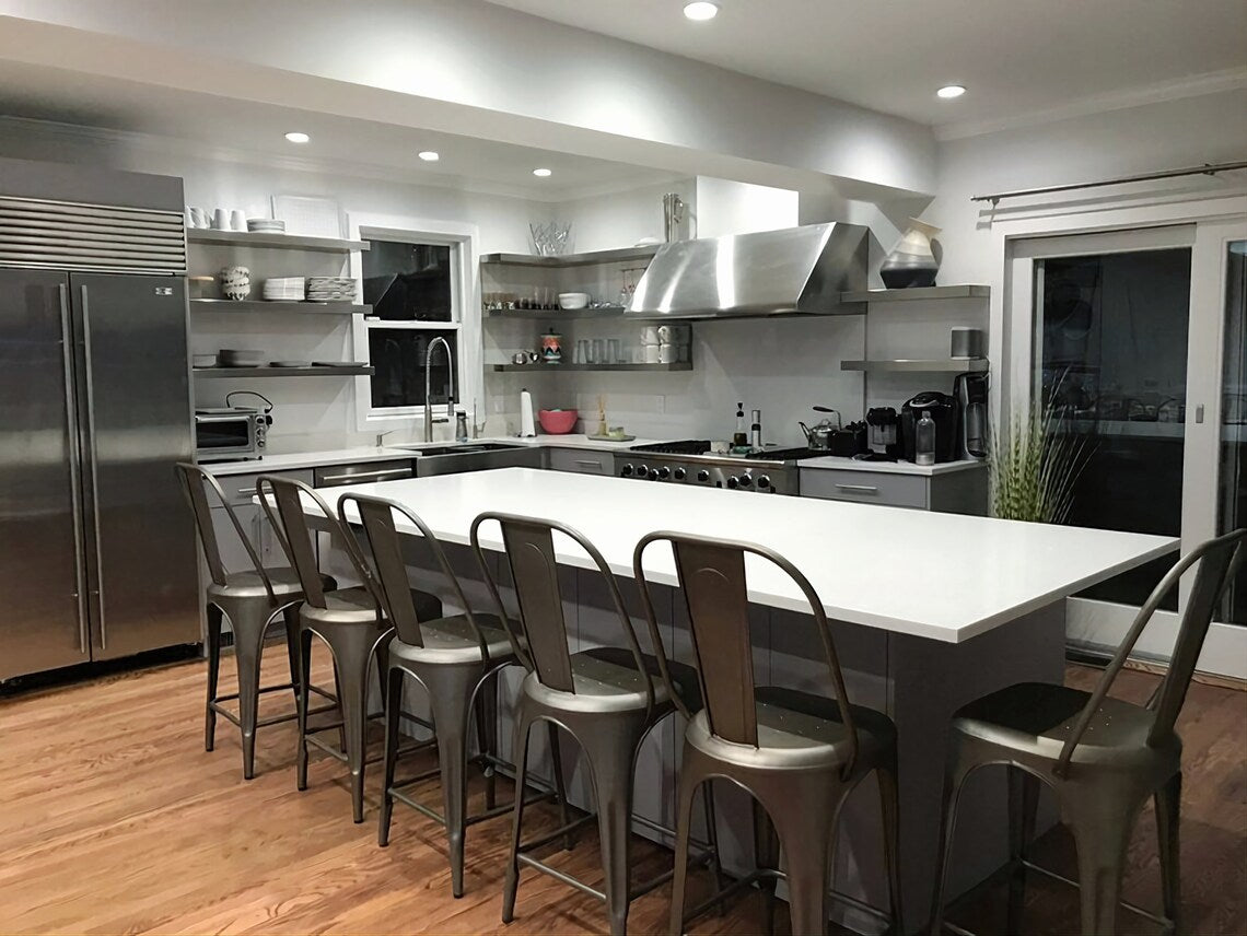 Custom Stainless Laminated Kitchen Floating Shelf (0.5mm)