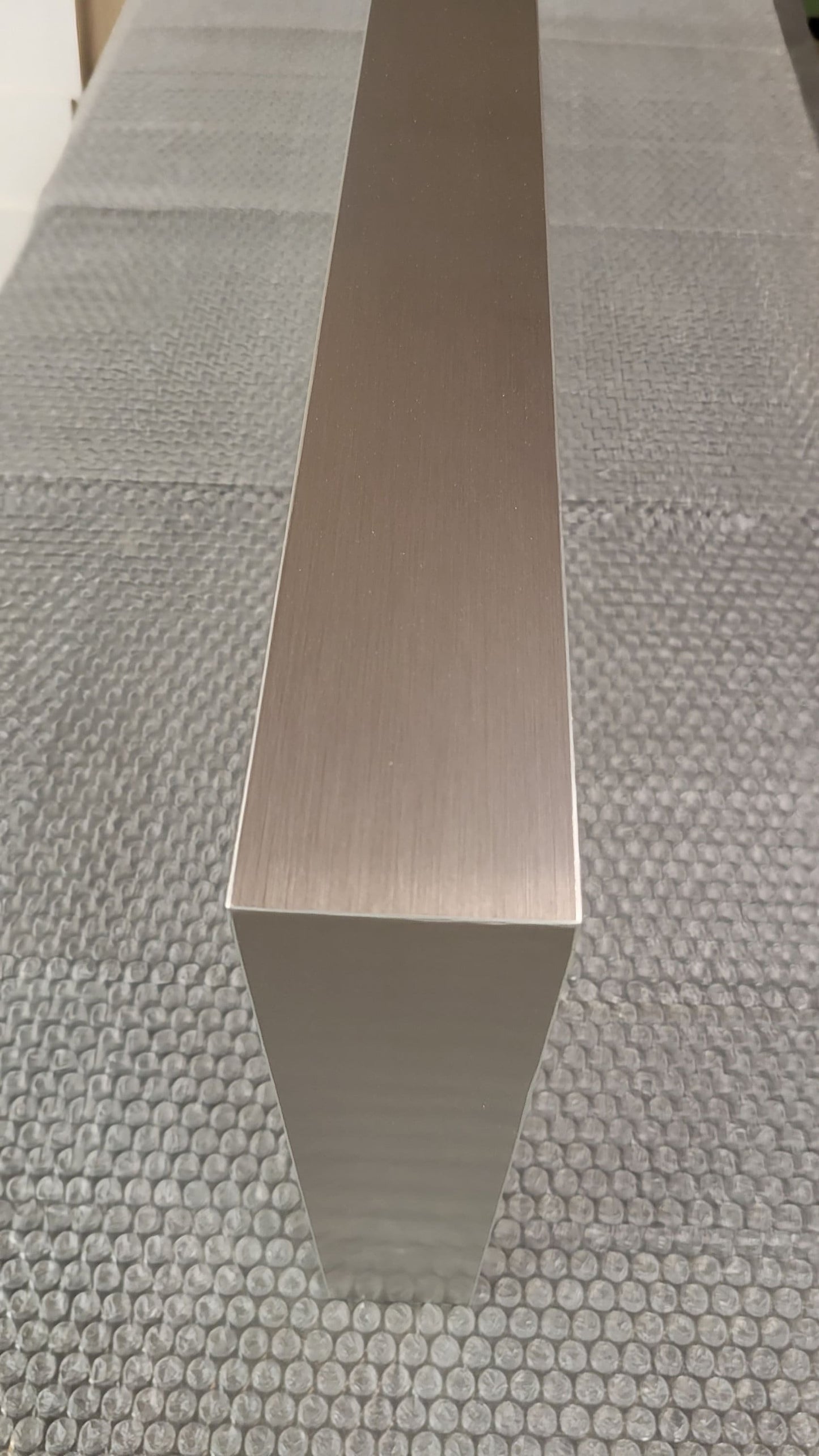 Custom Modern Stainless Steel Floating Shelf, kitchen metal shelves( Laminated with 0'8 mm solid hairline stainless)